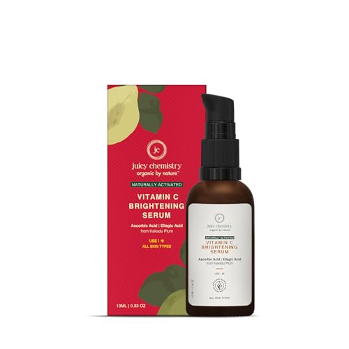 Juicy Chemistry Vitamin C Brightening Serum, 10 ml | Natural Vita...