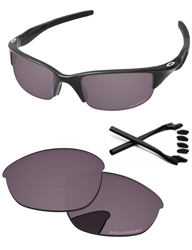 Image of Replacement Lenses & Rubber Kits for Oakley Half Jacket 2.0 OO9144 62mm - Precision Fit, UV Block, Impact Resistant