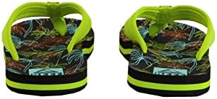 Reef Boy's Kids Ahi Flip-Flop, Neon Palm, 13 Big | Image 1