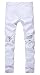 NITAGUT Men's Slim Fit Stretch Destroyed Ripped Skinny Denim Jeans