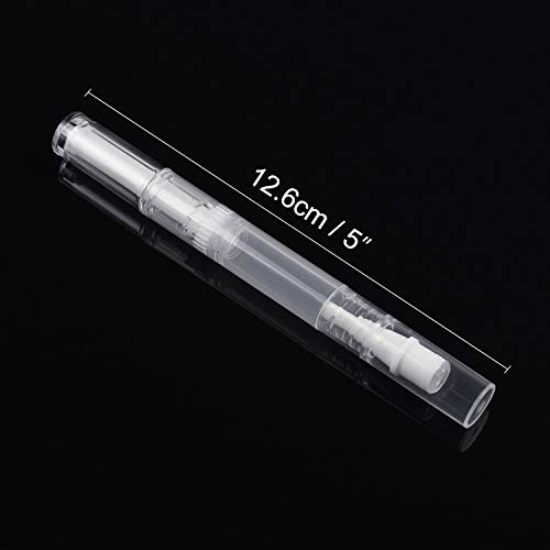 Cepillo de aceite de cutícula portátil en bolígrafo transparente de 3 ml para cosméticos 2