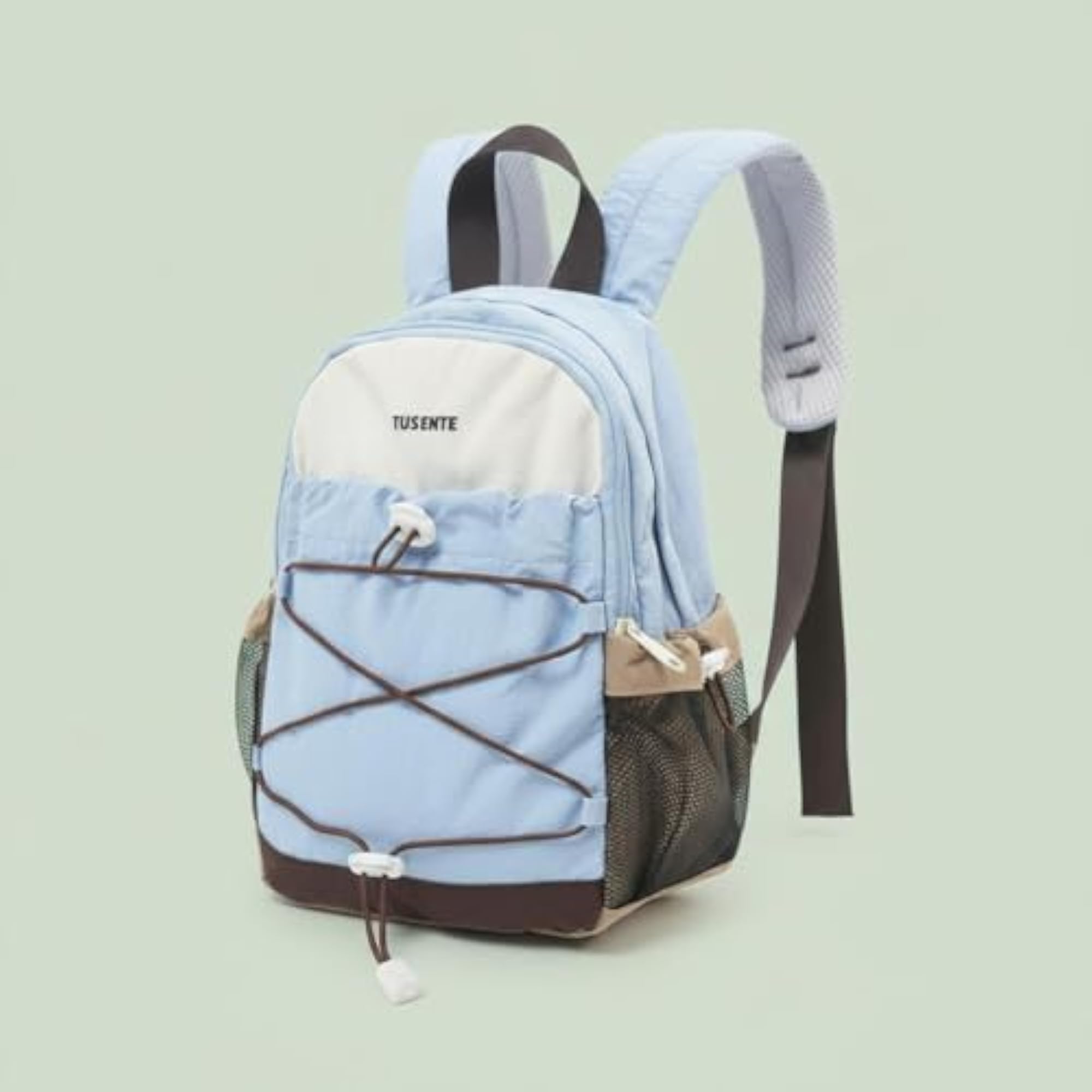 Color Block Mini Backpack for Girls, Compact Hiking Daypack
