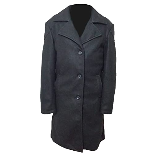 Butcher Coat Black Trench Coat Mens – Billy Butcher Outfits Jacket Cotton Costume2