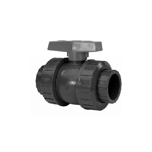 TVI Thermoplastic Valves SB/PVC0400SBP00TESML Safety Block Valve, PVC