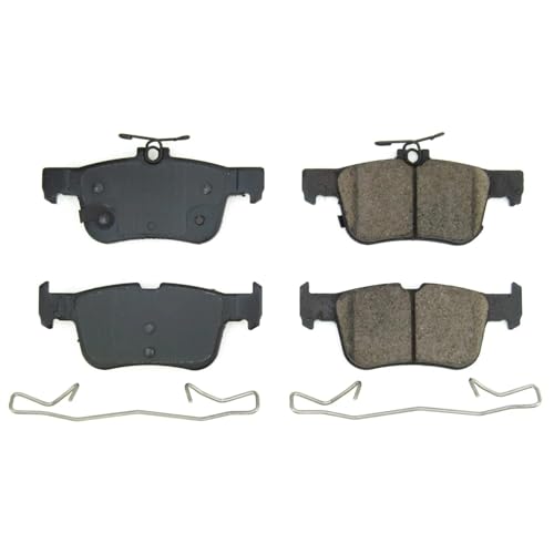 Image of PowerStop Rear Brake Pads for Ford Bronco Sport 2021-24 |Escape 2020-25 |Maverick 2022-24 |Lincoln Corsair 2020-25 - Z17 Ceramic Brake Pads with Installation Hardware, 17-1833A