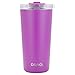 Drinco - 20 oz Stainless Steel Tumbler | Double Walled Vacuum Insulated Mug With Lid, 2 Straws, For Hot & Cold Drinks (20oz Deep Purple, 20oz)