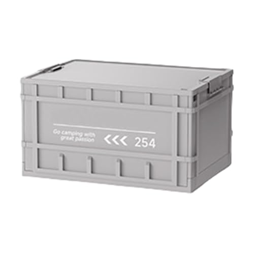 Caja de almacenamiento para acampar - Caja de utilidad | Contenedores de almacenamiento | Almacenamiento apilable plegable | Cajas de ahorro de espacio resistentes | Transporte de contenedores