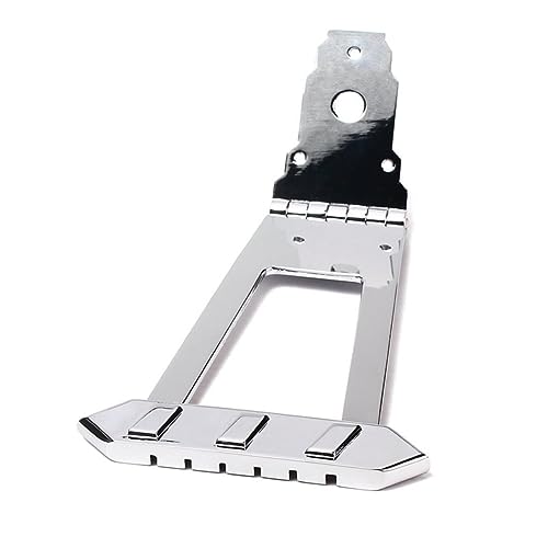 ibasenice 6 String Archtop Guitar Tailpiece Guitar Tail Archtop Guitar Tailpiece and Bridge Silver Guitar Trapezoidal Tailpiece Bridge
