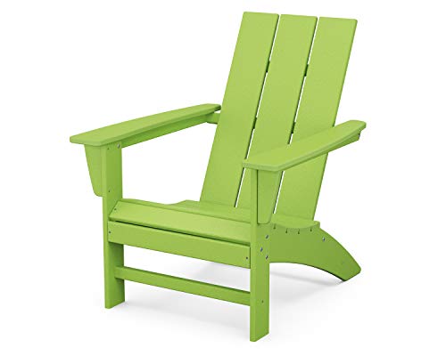 Image of POLYWOOD AD420LI Modern Adirondack Chair, Lime