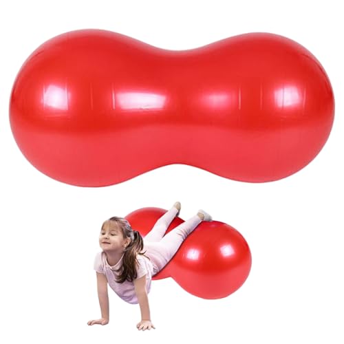 Bola de maní para dolor lumbar en el embarazo y fitness estable con bomba