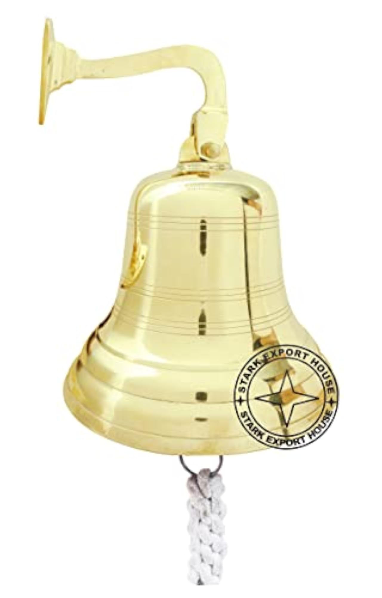 10 Inch Solid Brass Ship Bell for School and Hotel Service