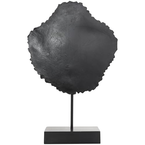 Estatua decorativa tribal de resina con base negra 11 x 3 x 17 in miniatura 3