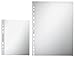 Produktbild 2 x Prospekthülle Standard, A4, PP, genarbt, 0,09 mm, dokumentenecht, farblos, 100 Stück