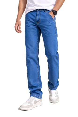 Image of Ben Martin Men's Smart Fit Jeans || Plain Wash Denim Pants || 4 Pocket Cross Pocket Design || Premium Formal & Casual Wear Jeans' for Men