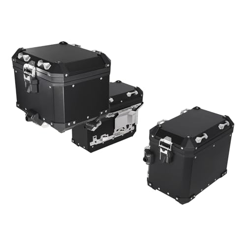 Alforjas laterales y caja trasera para motocicleta TCT-MOTORPARTS, aluminio, impermeables, compatibles con BMW F850GS, F900GS y R1200GS miniatura 4