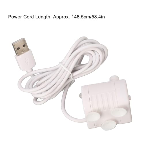 Bomba de fuente de agua para gatos con conexión USB miniatura 5