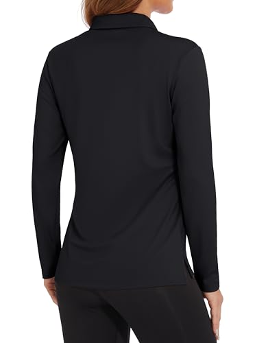 Magcomsen MCS-L22W672-441-BLACK-XL Upf 50+ Long Sleeve Polo Shirts thumb #2