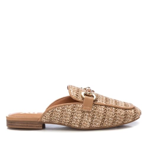 XTI - Mocasín Destalonado Mujer Taupe - Calzado Cómodo y Versátil - Moda Casual - Modelo 14380302 (Talla 38)