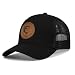 Fishing Gifts for Men Women, Unique Fish Stuff Flag Trucker Hat for Fisherman Best Gift, Black/Grey
