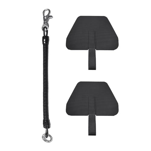 MAXQUU Cadena para teléfono móvil con 2 insertos, PVC, negro, 27,4 cm, 27,4 cm, Cloruro de polivinilo