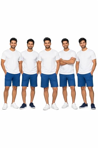 Image of Hangout Hub Men's Polyester T Shirts | Regular Fit Tees for Gym| Sports | Workouts | Round Neck | Half Sleeves | White Color | Solid | Dry fit Tshirts