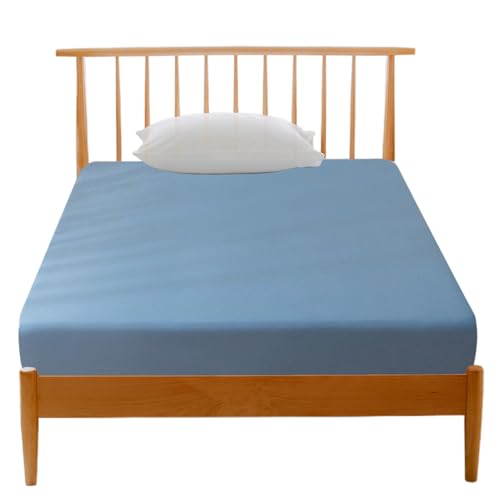 laxreheye Sábana bajera ajustable de algodón | Ajuste completo – algodón elástico ropa de cama cómodo sueño hogar para dormitorio