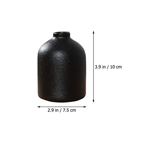 Tofficu Ceramic Diffuser Bottle Flower Vase Empty Diffuser Jars Aromatherapy Reed Diffuser Container Fragrance Accessories For Home Office #TOP6
