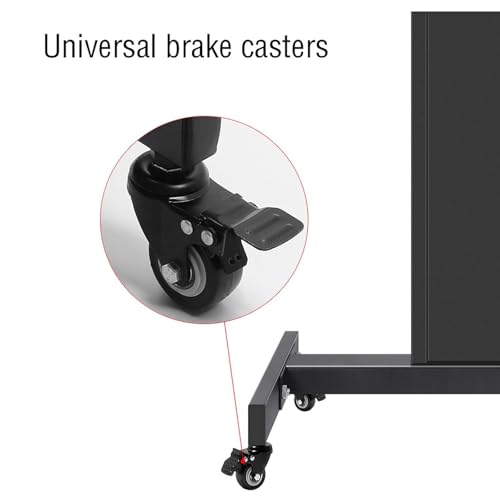 Carro móvil para TV con ruedas ajustable para 37–70 pulg miniatura 7