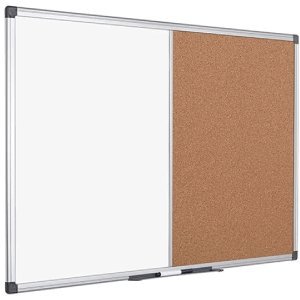 Bi-Office Kombitafel Maya Kork/Whiteboard magnetisch 150x100cm
