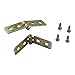 Colored Zinc Folding Hinges for Bathroom Cabinet Mechanical Industrial Equipment Door Window Hardware Accessories with Screws