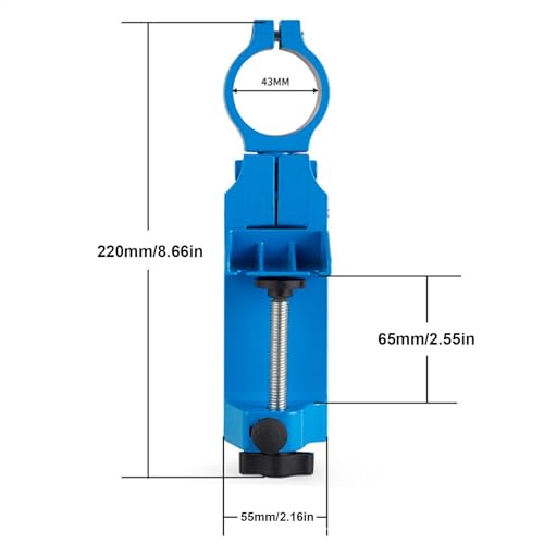 Support de perceuse électrique réglable en d'aluminium Teksome - 6