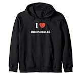 Super pour Amour Hirondelles. Drôle Animaux Hirondelles Humour i love Hirondelles Sweat à Capuche