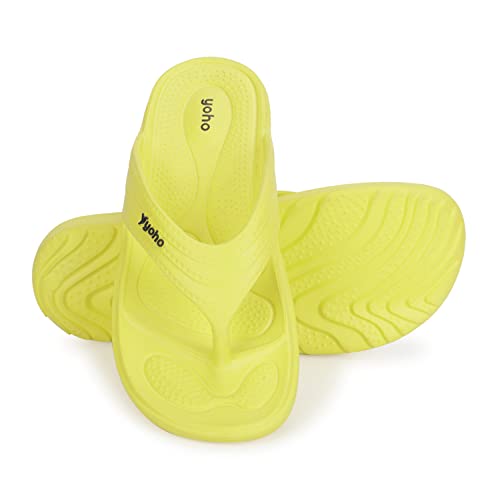 Image of YOHO Drizzle Soft Slippers for Women, Mild Acupressure, Lightweight, Anti Skid & Slip, Diabetic Footwear for Woman, Home Wear Bathroom Chappal for ladies | Waterproof Monsoon & Rainy Footwear