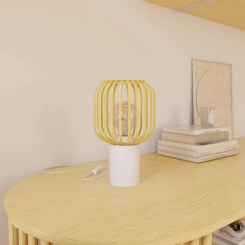 LUMIÈRE Design Lovi LED Tischleuchte aus Holz, Nachttischlampe mit Holz,...