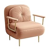 Canapé inclinable BeWith Accoudoirs 6 positions réglables Moderne Poltrona Letto Sino pour salon et chambre à coucher Compact (190 x 80 x 30 cm)