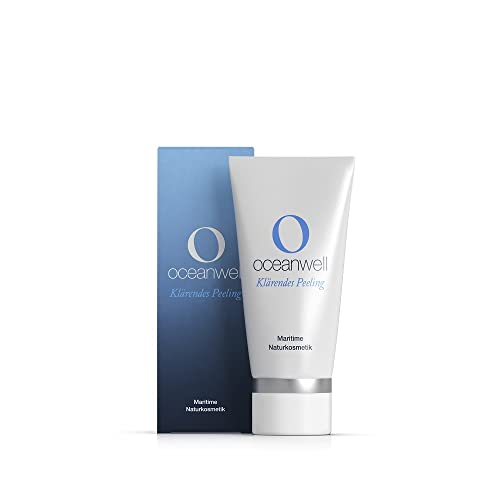 Oceanwell Basic | Klärendes Peeling | Intensive Gesichtsreinigung | Cremig mit feinem Meersand | NATRUE zertifizierte Naturkosmetik | Für jeden Hauttyp | (4 x 50 ml)