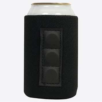 QualityPerfection Magnetic Can Cooler Sleeves (3 Magnets) Strong, Reliable Magnetic Holder 4mm Neoprene Thickness 12 oz heavy-duty magnets vs 2 Magnets Industry Standard (Black)