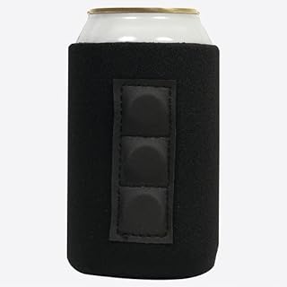 QualityPerfection Magnetic Can Cooler Sleeves (3 Magnets) Strong, Reliable Magnetic Holder 4mm Neoprene Thickness 12 oz heavy-duty magnets vs 2 Magnets Industry Standard (Black)