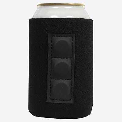 QualityPerfection Magnetic Can Cooler Sleeves (3 Magnets) Strong, Reliable Magnetic Holder 4mm Neoprene Thickness 12 oz heavy-duty magnets vs 2 Magnets Industry Standard (Black)