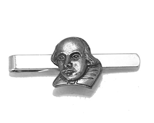 Pinza de corbata William Shakespeare accesorio masculino para bodas reuniones y ceremonias