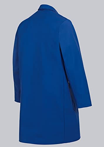 BP 1603-559-13-64/66n Arbeitsmantel, 3/4 Länge (100 cm), verdecktes Druckknopf-Band, 245,00 g/m² Stoffmischung, Königsblau, 64/66n – Bild 2