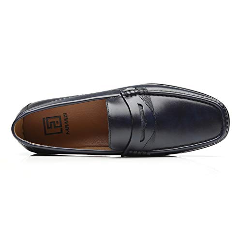Faranzi Mens Driving Moccasins Penny Slip On Loafers Classic Comfortable Casual Driving Shoes Boat Shoes for Men - Thumbnail 2