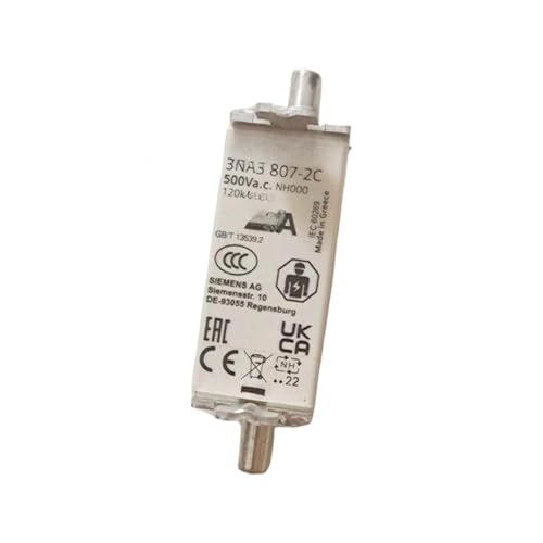 Fusible 3NA3817-2C 40A cartouche NH000 gG basse tension pour armoire industrielle