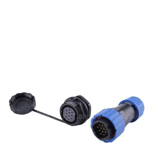 SP20 IP68 ���A�i�b�g�h���R�l�N�^ 1/2/3/4/5/6/7/9/10/12/14Pin �q��R�l�N�^�v���O�ƃ\�P�b�g(SP20-10L)