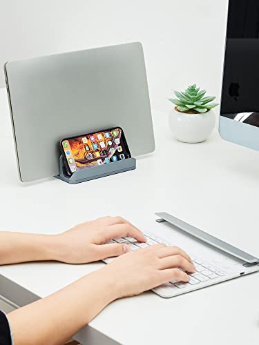 Jarlink (Upgraded Version Vertical Laptop Stand, Desktop Stand Adjustable Laptop Holder (Up To 17.3 Inches) Compatible With Macbook Pro/Air, Microsoft Surface, Lenovo (Gray) #TOP5