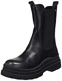 Reiverschluss Tom Tailor Damen 4291710 Chelsea-Stiefel, Black, 38 EU