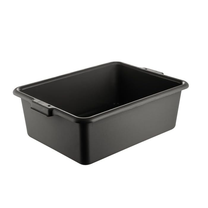 CAC Foodservice Bus Box BTDB-7BK Black 7 inch Height