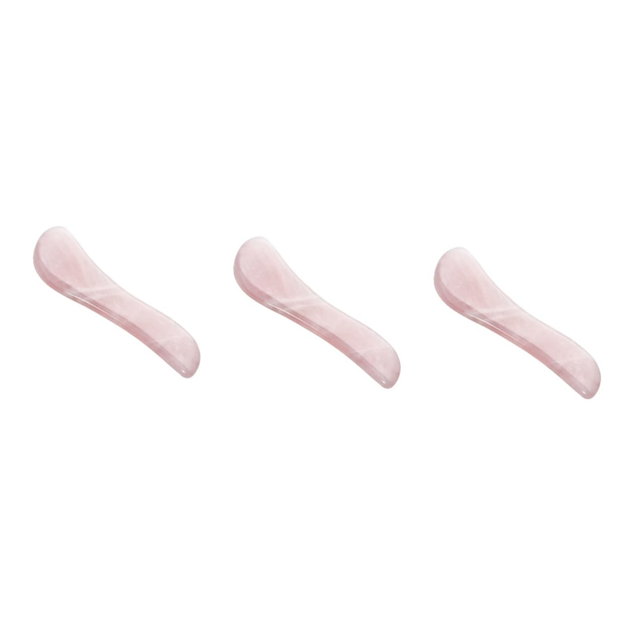 Beavorty 3 Pezzi Di Raschietto Ergonomico A Forma Di S Strumento Guasha Fatto A Mano Strumento Per Massaggio Del Viso