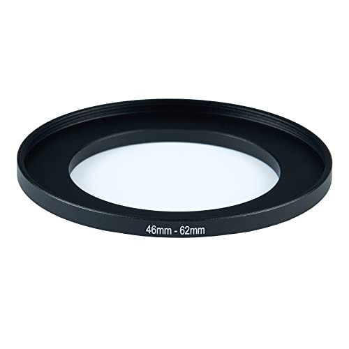 Image of 46mm to 62mm Step-Up Ring Filter Adapter for All Brands UV ND CPL Metal Ring Step-Up Rings Adapter Filter (46mm-62mm)