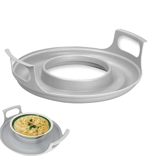 Panier isotherme pour micro-ondes avec poignées, assiette et bec verseur, support de bol à vaisselle, support d'assiette pour micro-ondes, plateau de transport pour bols, assiettes, accessoires de